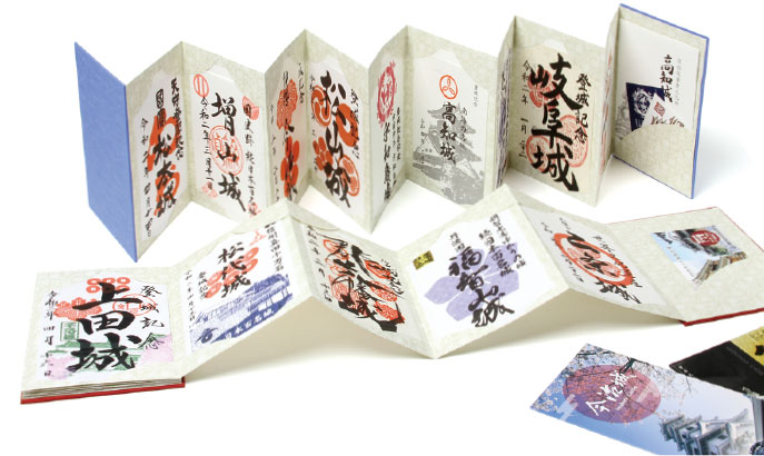 特別仕様で製作した書き置きご朱印帳の例